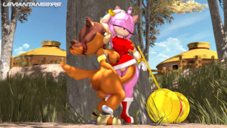 anthro areola armpit_fetish armpit_lick armpit_play balls big_butt biped breasts brown_body butt clothed clothing crossgender detailed_background duo eyelashes eyes_closed female ftg_crossgender fti_crossgender genitals gynomorph gynomorph/female hammer hand_on_breast humping intersex intersex/female licking nipples no_underwear outside penis pink_body thick_thighs tongue tools vulva leviantan581re sega sonic_boom sonic_the_hedgehog_(series) amy_rose sticks_the_jungle_badger badger eulipotyphlan hedgehog mammal mustelid musteline 16:9 3d_(artwork) 3d_animation 4k absurd_res animated digital_media_(artwork) hi_res high_framerate no_sound short_playtime video widescreen
