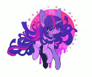 abstract_background eyelashes female feral grumpy hair hooves horn long_hair puffed_cheeks quadruped raised_hoof solo three-quarter_view unguligrade unicorn_horn cutesykill friendship_is_magic hasbro my_little_pony mythology twilight_sparkle_(mlp) equid equine mammal mythological_creature mythological_equine unicorn digital_drawing_(artwork) digital_media_(artwork) flat_colors