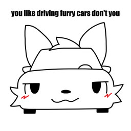 car machine solo text vehicle vulpexfox boy_kisser_(meme) animate_inanimate domestic_cat felid feline felis living_car living_machine living_vehicle mammal 1:1 english_text hi_res meme