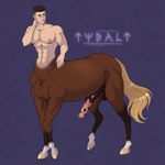 abs balls erection genitals hooves horseshoe male mottled navel nipples pecs penis shy solo tybalt_(frankly-art) undercut undercut_hair frankly-art european_mythology greek_mythology mythology centaur equid equid_taur equine equine_taur humanoid_taur mammal mammal_taur taur hi_res