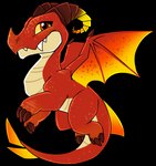 claws female feral looking_at_viewer red_body red_eyes solo tail dragons:_rescue_riders dreamworks mythology aggro_(rescue_riders) dragon fire_fury mythological_creature mythological_scalie scalie alpha_channel hi_res