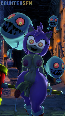 anthro balls big_breasts big_penis bodily_fluids boots bottomless breasts clothed clothing cum cum_drip curvy_figure dripping footwear footwear_only fur genital_fluids genitals glowing glowing_eyes gynomorph head_tilt holding_object holding_weapon holidays intersex leaking_cum looking_at_viewer mostly_nude nipples nude penis piko_piko_hammer pink_body pink_fur possession red_boots red_clothing red_footwear sand shoes shoes_only smile smiling_at_viewer solo topless underground weapon countersfm halloween sega sonic_the_hedgehog_(series) amy_rose possessed_amy_rose boo_(sonic) eulipotyphlan ghost hedgehog humanoid mammal spirit 3d_(artwork) 9:16 digital_media_(artwork) hi_res source_filmmaker_(artwork)