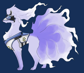 armor blue_eyes body_armor feral flowing_mane flowing_tail fluffy fluffy_chest fluffy_legs fluffy_tail headgear helmet male solo tail uniformed_male white_body casteroki_(artist) interpol nintendo pokemon alolan_form alolan_ninetales generation_1_pokemon generation_7_pokemon pokemon_(species) regional_form_(pokemon) alpha_channel hi_res