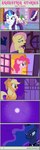 black_border border cutie_mark dialogue ears_up female feral full_moon glowing glowing_horn group horn inside light magic male moon moonlight night night_time outside ponyville text too_late wide_eyed window wings estories friendship_is_magic hasbro my_little_pony mythology applejack_(mlp) fluttershy_(mlp) pinkie_pie_(mlp) princess_luna_(mlp) rarity_(mlp) spike_(mlp) dragon earth_pony equid equine horse mammal mythological_creature mythological_equine mythological_scalie pegasus pony scalie unicorn winged_unicorn absurd_res comic hi_res url