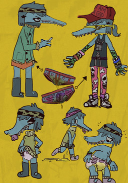 accessory age_regression ageplay alternative_fashion angry annoyed anthro blue_body blue_skin bodily_fluids boots bottomwear bracelet braces cigarette clothing coat diaper embarrassed eyelashes eyewear female footwear genital_fluids goth hair half-closed_eyes hat headband headgear headwear infantilism jewelry leggings legwear narrowed_eyes pacifier panties peeing roleplay sharp_teeth shirt shoes shrinking size_transformation skirt smoking soaked sunglasses tank_top teeth topwear transformation unclean_diaper underwear urine used_diaper wet wet_clothing wet_diaper wetting worried young young_anthro young_female cate_wurtz yeliz_west_(lamezone) unknown_species hi_res