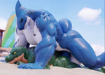 all_fours anal anal_penetration anthro anthro_on_anthro anthro_penetrated anthro_penetrating anthro_penetrating_anthro balls beach big_balls big_penis black_sclera black_spots blue_body blue_eyes blue_penis blue_scales duo erection fin from_behind_position genitals gills green_body green_scales head_fin huge_balls huge_penis larger_anthro larger_male looking_at_another looking_down looking_up male male/male male_penetrated male_penetrating male_penetrating_male manly multicolored_body multicolored_scales muscular muscular_anthro muscular_male outside penetration penile penile_penetration penis penis_in_ass prone_bone_position pupils ridiculous_fit scales sex sharp_teeth size_difference smaller_anthro smaller_male smaller_penetrated speed_bump_position spikes spikes_(anatomy) spots tan_body tan_scales teeth thrusting tight_fit two_tone_body two_tone_scales vein veiny_penis white_balls white_body white_eyes white_scales yellow_sclera connivingrat sound_warning third-party_edit abyss_(e-zoid) helm_(connivingrat) crocodile crocodilian fish marine reptile scalie shark 2024 3d_(artwork) 3d_animation animated digital_media_(artwork) hi_res high_framerate loop short_playtime sound sound_edit webm