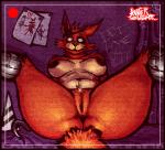 anthro big_butt black_border border breasts butt camera_view crossgender dialogue exposed_endoskeleton eye_patch eye_patch_on_head eyewear female genitals looking_at_viewer machine navel nipples nude pirate presenting pussy recording sharp_teeth smile solo spread_legs spreading teeth text sligarthetiger five_nights_at_freddy's scottgames foxy_(fnaf) animatronic canid canine fox mammal robot robot_anthro 2014 english_text