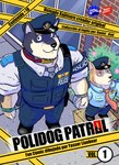 anthro clothing duo male male/male police police_officer police_uniform text uniform yasser polidog_patrol kogino shibakuro canid canine canis domestic_dog herding_dog mammal pastoral_dog shiba_inu spitz welsh_corgi comic cover cover_art cover_page english_text hi_res spanish_text translated