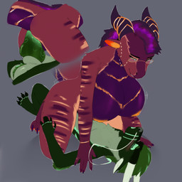 anal anal_penetration anthro ball_tuft big_breasts big_penis breasts cowgirl_position dominant dominant_female duo eyewear eyewear_only female female_on_top from_front_position fur genitals glasses glasses_only green_body green_fur huge_breasts larger_female male male/female nude on_bottom on_top penetration penile penile_penetration penis penis_in_ass sex simple_background size_difference tuft wearing_glasses ququqee399e mythology numa_(wanishi) sycamore_(wanishi) dragon eastern_dragon felkin furred_dragon furred_scalie mythological_creature mythological_scalie scalie 1:1 hi_res