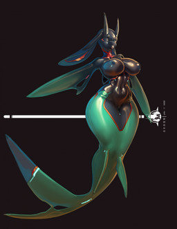 amputee anthro ball_gag big_ears bodysuit bound breasts clothing disability double_amputee encasement eye_outline female fin form_fitting furgonomics fused_legs gag gag_outline genitals glistening glistening_abs glistening_body glistening_breasts glistening_latex glistening_thighs horn latex latex_bodysuit latex_clothing latex_mask latex_mermaid latex_skinsuit mask mermaid_tail mermaidification missing_all_arms missing_arm missing_limb navel_outline nipple_outline nose_outline pectoral_fin seam_(sewing) skinsuit solo split_form teal_latex tight_clothing vulva shanher aquatic merfolk unknown_species hi_res