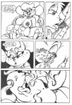 black_and_white bodily_fluids breasts comic duo dutch_(artist) female genital_fluids genitals jules_(dutch) lactating licking male mammal milk misty_(dutch) misty_the_mouse monochrome mouse murid murine nipples pussy rodent tongue tongue_out vaginal_fluids