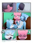 ambiguous_gender anal anal_fingering animal_genitalia anthro balls brother_(lore) brother_and_sister_(lore) collar colored comic cross-popping_vein darkmirage dragonair dragonchu_(character) duo english_text erection eyelashes fakemon fan_character female female_fingering fingering forced forced_erection forced_partners fur generation_1_pokemon genitals hi_res hybrid incest_(lore) legendary_pokemon male_fingered mammal mew_(pokemon) multi_tail nintendo nude open_mouth orientation_play penis penis_tip pokemon pokemon_(species) prostate prostate_stimulation quetzalli_(character) rape rape_by_proxy redoxx scared semi-anthro sheath sibling_(lore) sis_(fyoshi) sister_(lore) sister_fingering_brother smile supervised_sex tail text wristband