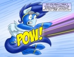 blue_body blue_feathers comic english_text equid equine feathered_wings feathers feral friendship_is_magic hasbro male mammal my_little_pony mythological_creature mythological_equine mythology pegasus pluckyninja shadowbolts_(mlp) soarin_(mlp) text wings wonderbolts_(mlp)