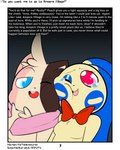 4:5 absurd_res blue_eyes bodily_fluids bow_ribbon bow_tie comic duo english_text female generation_3_pokemon generation_5_pokemon happy hi_res male minccino minun neapolitan_fur nintendo open_mouth peach_(rodent_powered) pokemon pokemon_(species) pokemon_mystery_dungeon red_eyes robin_(rodent_powered) rodent_powered_(softestpuffss) scarf semi-anthro softestpuffss sparkles sparkling_eyes spike_chunsoft squishing_cheeks tears text