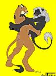 anal anal_penetration black_fur braid cougar feline fur gay happy happy_sex hirple hybrid leg_wrap lion male mammal mane penetration penis sabretoothed_ermine sex silver_hair stand_and_carry_position standing t.a.k.a. t.a.k.a._(artist)
Rating: Explicit
Score: 0
User: t.a.k.a.
Date: March 15, 2014