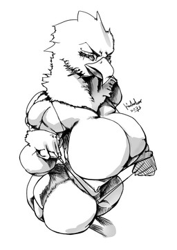 4_toes anisodactyl anthro bedroom_eyes big_breasts big_butt bodily_fluids breasts butt curvy_figure erect_nipples feathers feet female genital_fluids hourglass_figure multicolored_body multicolored_feathers muscular muscular_anthro muscular_female narrowed_eyes naughty_face nipple_outline nipples non-mammal_breasts seductive solo tall talons teasing thick_thighs toes two_tone_body two_tone_feathers white_body white_feathers wide_hips kindredeer accipitrid accipitriform avian bald_eagle bird eagle sea_eagle 2023 absurd_res dated hi_res monochrome signature