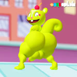 anthro apple backsack balls big_butt blinking buckteeth butt candy candy_apple circumcised dessert food food_on_face fruit fur genitals green_body green_fur heart_nose heart_symbol humanoid_genitalia humanoid_penis lollipop looking_back male open_mouth penis pink_nose plant rear_view shaking_butt smile solo standing tail teeth thick_thighs onyxsplash happy_tree_friends nutty_(htf) mammal rodent sciurid tree_squirrel 1:1 2024 3d_(artwork) 3d_animation animated digital_media_(artwork) english_description loop no_sound short_playtime webm