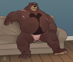4_toes anthro arm_scar barazoku bedroom_eyes belly belly_hair big_belly body_hair brown_body bulge claws clothed clothing ear_piercing ear_ring eyebrow_piercing eyebrows facial_piercing feet furniture jockstrap jockstrap_only labret_piercing lip_piercing looking_at_viewer male moobs narrowed_eyes nipple_piercing nipples on_sofa overweight overweight_male piercing raised_arm ring_piercing scar seductive sitting sitting_on_sofa sofa solo spread_legs spreading stocky thick_eyebrows toe_claws toes topless topless_male tough_guy underwear underwear_only lentejota arlo_(nidoboss) bear mammal 2025 absurd_res full-length_portrait hi_res portrait