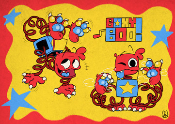 3_toes 4_fingers anthro blep bodily_fluids claws feet fingers foot_focus male musk musky_feet pawpads paws presenting solo sweat sweaty_feet toe_claws toes tongue tongue_out varmbnuuy mob_entertainment poppy_playtime boxy_boo animate_inanimate monster 2025 hi_res