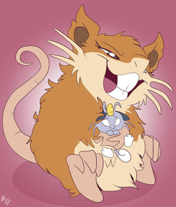 ambiguous_gender anthro biped blush blush_lines brown_body countershade_face countershade_torso countershading dipstick_tail duo eyebrows female feral fluffy front_view grey_body grin holding_another larger_feral leg_markings looking_at_another markings quadruped simple_background sitting size_difference smaller_anthro smile socks_(marking) tail tail_markings tan_body tan_countershading whiskers white_markings worried fuf nintendo pokemon alolan_form alolan_meowth generation_1_pokemon generation_7_pokemon pokemon_(species) raticate regional_form_(pokemon) 2019 digital_media_(artwork) hi_res