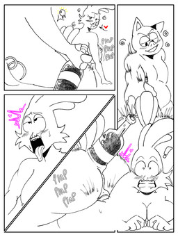anal anal_penetration anthro beakless blush border bottle_in_ass breasts doggystyle drunk duo female from_behind_position genitals improvised_sex_toy male male/female nipples penetration plap scar sex shocked sound_effects substance_intoxication surprise_buttsex surprised tongue tongue_out vaginal vaginal_penetration vulva white_border anonymous_artist five_nights_at_freddy's five_nights_at_freddy's_2 roommates:motha scottgames chiclet_(roommates) oscar_(weaver) toy_chica_(fnaf) avian bird chicken domestic_pig galliform mammal phasianid suid suine sus_(pig) 3:4