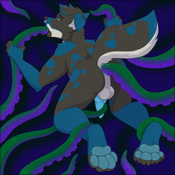 anal anal_penetration balls genitals male octopus_tentacles oral oral_penetration penetration penis restrained restrained_by_tentacles sex tentacle_in_ass tentacle_in_mouth tentacle_penetration tentacle_sex tentacles gothicsiamese hi_res