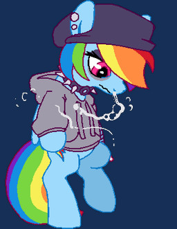 anthro biped blue_body cigarette clothing collar female female_anthro grey_clothing grey_hoodie grey_topwear hoodie pink_eyes solo spiked_collar spikes topwear wings mouseuart comedy_central friendship_is_magic hasbro my_little_pony mythology south_park rainbow_dash_(mlp) equid equine mammal mythological_creature mythological_equine pegasus animated