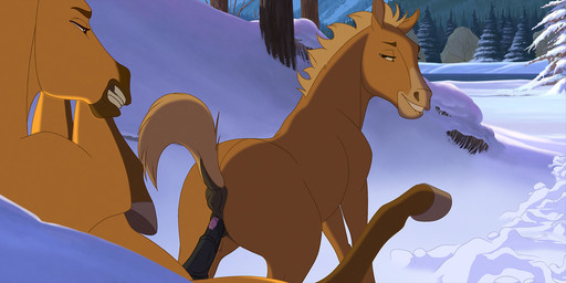 anatomically_correct anatomically_correct_genitalia anatomically_correct_penis anatomically_correct_vulva animal_genitalia animal_penis animal_vulva anus brown_body brown_fur detailed_background duo equine_anus equine_genitalia equine_penis equine_vulva erection female female_penetrated feral feral_on_feral forest fur genitals half-closed_eyes intraspecies looking_at_another male male/female male_penetrating male_penetrating_female medial_ring narrowed_eyes on_model penetration penile penile_penetration penis penis_in_vagina plant puffy_anus raised_tail seductive sex snow tail teeth toony tree vaginal vaginal_penetration vulva winter young young_feral zica dreamworks spirit:_stallion_of_the_cimarron spirit_(cimarron) equid equine horse mammal 2020 hi_res