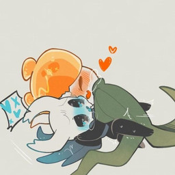 ambiguous_gender ambiguous_penetration black_body black_eyes blue_cloak blue_clothing blush bodily_fluids cloak cloak_only clothing duo eyes_closed forced from_front_position glowing glowing_eyes green_cloak green_clothing happy heart_symbol horn kneeling lying lying_on_another male male/ambiguous missionary_position on_back open_mouth orange_eyes penetration pinned pinned_to_ground rape scared sex spread_legs spreading sweat thrusting tremble_spikes chacodoodle hollow_knight_(franchise) team_cherry broken_vessel_(hollow_knight) the_knight_(hollow_knight) arthropod infected_(species) vessel_(species) 1:1