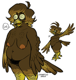 andromorph anthro areola avian_feet beak belly big_belly big_breasts big_butt body_hair breast_reduction breasts brown_body brown_feathers butt chest_hair claws emanata eyewear feathered_wings feathers feet genitals glasses hair hairy hairy_breasts happy_trail intersex mastectomy_scar navel nipples nude open_mouth overweight overweight_andromorph overweight_anthro overweight_intersex pose pubes sagging_breasts scar simple_background smile solo speech_bubble spiral_glasses tail tail_feathers talons text thick_thighs toes tuft visibly_trans vulva wide_hips wings ch40t1c avery_(ch40t1c) accipitrid accipitriform avian bird eagle golden_eagle true_eagle digital_media_(artwork) english_text hi_res trans_(lore) trans_man_(lore)