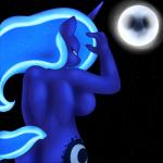 2014 anthro anthrofied big_breasts blue_eyes blue_fur blue_hair breasts butt cutie_mark equine female friendship_is_magic full_moon fur hair horn horse lamiaaaa looking_back mammal moon my_little_pony pony princess_luna_(mlp) side_boob smile solo stars winged_unicorn wings
Rating: Questionable
Score: 2
User: ultragamer89
Date: April 16, 2014