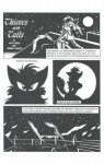 anthro antti_remes black_and_white canid canine city cityscape comic english_text female fox mammal monochrome night silhouette sirah sky solo star starry_sky tail text thief thieves_with_tails traditional_media_(artwork)