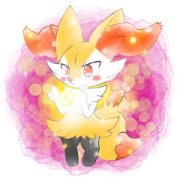 ambiguous_anthro ambiguous_gender anthro biped blush blush_stickers digitigrade dipstick_tail food front_view markings object_in_tail open_mouth open_smile shrimp_(food) smile snout solo standing tail tail_markings three-quarter_view annyui0611 nintendo pokemon braixen canid generation_6_pokemon mammal pokemon_(species) 1:1 2024 digital_drawing_(artwork) digital_media_(artwork) full-length_portrait hi_res japanese_description portrait translated_description