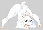 anthro ass_up female hooves horn jack-o'_pose looking_at_viewer pose tail noirchaton4 bunny_maloney charlotte_(bm) bovid bovine cattle mammal hi_res meme tagme