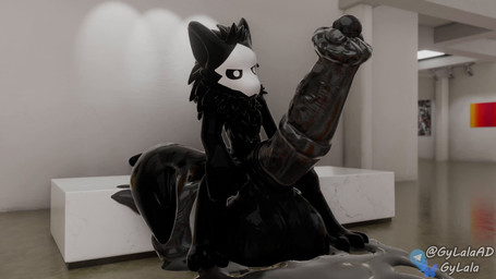 animal_genitalia animal_penis anthro balls big_balls big_penis black_body black_cum black_fur black_penis bodily_fluids colored_cum cum cum_on_ground cumshot ejaculation equine_genitalia equine_penis fur genital_fluids genitals huge_balls huge_penis hyper hyper_balls hyper_genitalia hyper_penis inside male penis solo tail throbbing throbbing_balls throbbing_penis unusual_bodily_fluids unusual_cum unusual_genital_fluids gylala changed_(video_game) puro_(changed) canid canine goo_creature mammal 16:9 3d_(artwork) 3d_animation animated blender_(artwork) digital_media_(artwork) hi_res high_framerate loop no_sound short_playtime video widescreen