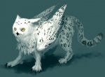 avian beak claws eeeeeat feline feral hybrid leopard owl snow_leopard snowy_owl solo wings
Rating: Safe
Score: 1
User: msc
Date: March 19, 2009