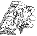 4_fingers anthro balls barefoot blush bottomwear clothed clothing clothing_lift curved_horn erection feet fingers forced fur genitals hair helpless horn long_ears male navel open_mouth penis rape sex shirt shirt_lift simple_background solo spread_legs spreading tail tentacle_rape tentacle_sex tentacle_under_clothing tentacles toes topwear young young_anthro young_male kurimo_jinguy bolgogi bovid caprine goat mammal digital_media_(artwork) hi_res monochrome