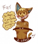 anthro big_sister_villager blush breasts censor_bar fangs female heart_symbol solo teeth lacgl requestfaeg animal_crossing nintendo katt_(animal_crossing) felid mammal censored