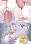 absurd_res anthro big_ears big_penis blonde_hair bodily_fluids breasts brother_(lore) brother_and_sister_(lore) brother_penetrating_sister butt close-up clothed clothing comic digital_media_(artwork) duo english_text erection female female_penetrated fur genital_fluids genitals gesture hair hi_res incest_(lore) iris_(ratcha) looking_pleasured male male/female male_penetrating male_penetrating_female mammal moan mouse murid murine nude open_mouth penetration penile penile_penetration penis penis_in_pussy pink_penis purple_hair pussy ratcha rodent sex shirt sibling_(lore) simple_background sister_(lore) skye_(ratcha) sweat t-shirt tail tail_gesture tail_heart text tight_fit topwear twincest_(lore) twins_(lore) vaginal vaginal_fluids vaginal_penetration