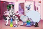 2018 absurd_res anal anal_masturbation anal_penetration animal_genitalia animal_penis anthro ara_(kin) ashley_bandes ashleyonce bad_dragon big_butt big_buttplug big_dildo big_sex_toy big_tail black_body black_fur black_hair blue_body blue_fur blue_hair blush bodily_fluids bubble_butt butt buttplug canid canine collar crouching curvy_figure detailed_background dildo dildo_sitting duo ear_piercing equid equine equine_genitalia equine_penis facial_piercing felid female fur genital_fluids genitals graded_dildo green_eyes green_hair grey_body grey_fur group_masturbation hair hi_res hindpaw hooves hourglass_figure huge_butt huge_dildo huge_sex_toy huge_tail hybrid hyper_dildo hyper_sex_toy knotted_dildo male male_penetrated mammal masturbation messy multicolored_body multicolored_fur multicolored_hair multiple_toys nose_piercing paws penetration penis piercing plug_(sex_toy) ponytail precum rainbow rainbow_dildo septum_piercing sex_toy small_waist stripes submissive tail tail_tuft thick_thighs training tuft two_tone_body two_tone_fur two_tone_hair wet white_body white_fur wide_hips xngfng95 zebra
