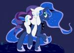 2014 blue_fur blue_hair cute cutie_mark equine eyes_close friendship_is_magic fur grass hair horn horse kidkaizer kk looking_at_viewer looking_back mammal my_little_pony plain_background pony princess_luna_(mlp) purple_hair rarity_(mlp) relaxing sleeping smile teal_eyes underhoof unicorn walking white_fur winged_unicorn wings
Rating: Safe
Score: 8
User: EurynomeEclipseVII
Date: April 10, 2014