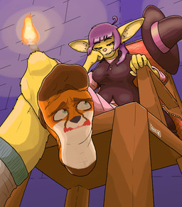 after_transformation anthro breasts chair clothing clothing_transformation dominant dominant_female duo feet female female_anthro foot_fetish foot_focus footwear fur furniture green_eyes hair hat headgear headwear inanimate_transformation legwear low-angle_view magic_user male male/female orange_body orange_fur plantigrade purple_hair sitting smile sock_fetish sock_transformation socks soles toes torch transformation witch witch_hat yellow_body tonzono canid canine fennec_fox fox living_sock mammal true_fox digital_media_(artwork) hi_res