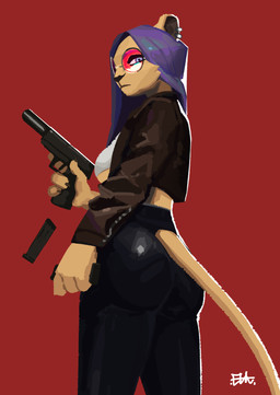anthro biped bottomwear breasts butt claws clothed clothed_anthro clothed_female clothing female fingers fully_clothed fully_clothed_anthro fully_clothed_female fur hair looking_at_viewer rear_view simple_background solo standing tail topwear el-k felid lion mammal pantherine 2026 absurd_res digital_drawing_(artwork) digital_media_(artwork) hi_res