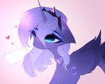 blue_eyes duo eyebrows eyelashes female feral horn wings magnaluna friendship_is_magic hasbro my_little_pony mythology princess_luna_(mlp) equid equine mammal mythological_creature mythological_equine winged_unicorn 2021 digital_media_(artwork) hi_res