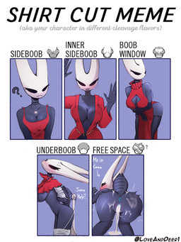 2_horns alternate_form anthro anus armwear arthropod_abdomen big_breasts black_eyes black_text blue_anus blue_body blue_vulva blush bodily_fluids bound breasts butt cleavage cleavage_cutout clothed clothed_anthro clothed_female clothing cum cum_from_vagina cum_in_vagina cum_inside cum_on_ground cutout directional_arrow dress elbow_gloves eyelashes female female_anthro fingers front_view genital_fluids genitals gloves handwear head_horn horn inner_boob jewelry legwear mouth_closed mouthless necklace nude nude_anthro nude_female question_mark rear_view red_clothing red_dress simple_background slap_mark solo spank_marks_on_ass sweater_dress text thigh_highs tongue tongue_out torn_clothing under_boob vulva white_background white_head white_text loveanddeer1 hollow_knight_(franchise) shirt_cut_meme team_cherry hornet_(hollow_knight) arthropod insect 2025 absurd_res digital_media_(artwork) english_description english_text hi_res meme