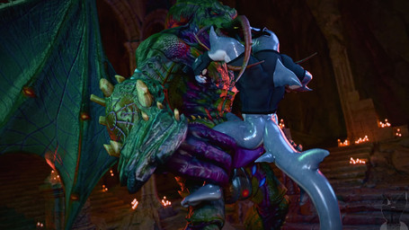 anal anal_penetration anthro anthro_on_anthro anthro_penetrated anthro_penetrating anthro_penetrating_anthro ball_size_difference balls black_balls black_clothing black_headwear black_topwear black_vest clothing dorsal_fin duo erection fin genitals glans green_body green_scales green_wings grey_balls grey_body grey_glans grey_penis grey_scales headgear headwear humanoid_genitalia humanoid_penis interspecies larger_anthro larger_male male male/male male_penetrated male_penetrating male_penetrating_male multiple_angles penetration penis penis_size_difference purple_body purple_penis purple_scales red_eyes scales sex size_difference smaller_anthro smaller_male smaller_penetrated sound_effects spread_wings stand_and_carry_position standing standing_sex tail tail_fin tentacles tight_fit topwear vest wings twitchyanimation petruz_(modeler) cthulhu_mythos h._p._lovecraft cthulhu hammerhead_(petruz) eldritch_being fish marine shark 16:9 2026 3d_(artwork) 3d_animation animated digital_media_(artwork) hi_res huge_filesize loop short_playtime sound voice_acted webm widescreen