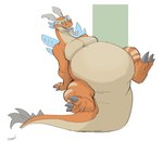 absurd_res belly big_belly canson claws dragon hi_res horn male mythological_creature mythological_scalie mythology nintendo overweight overweight_male scalie smile solo tail the_legend_of_zelda valoo wind_waker