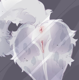 anthro anus anus_focus butt circle_anus close-up female first_person_view fluffy genitals glass glass_table pink_butthole pov_under rear_view sitting sitting_on_a_glass slightly_chubby solo spread_vulva spreading under_view vulva wide_butthole molokoo17 canid canine canis domestic_dog mammal