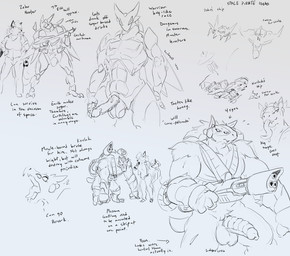 4_eyes anthro balls breasts erection female genitals glans gun hair humanoid_genitalia humanoid_penis long_tongue male multi_eye penis ranged_weapon short_tail space_armor tail text tongue weapon zerofox1000 sandra_(zerofox1000) alien canid canine fox mammal 2026 english_text hi_res monochrome signature