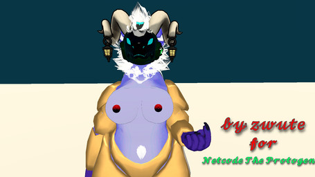 5_fingers anthro belly breasts female fingers fur hair horn machine metro_protogen netcode_(netcode_the_protogen) netcode_the_protogen_(video_game) nipples partially_clothed_female protogen_armor solo textured zwute zwute_studio godot_(game_engine) unity_(engine) protogen 3d_(artwork) digital_media_(artwork) hi_res